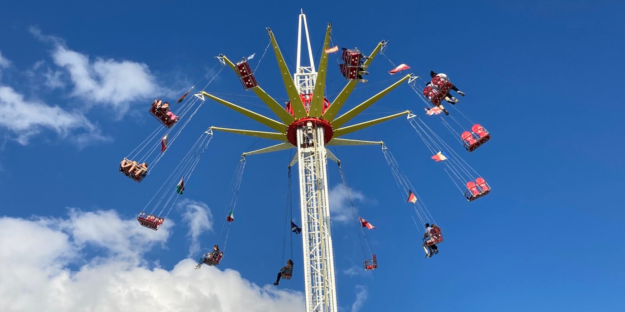 Karussel Freier Fall auf der Klever Kirmes